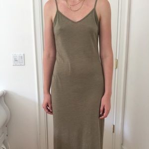 Green American Apparel maxi dress